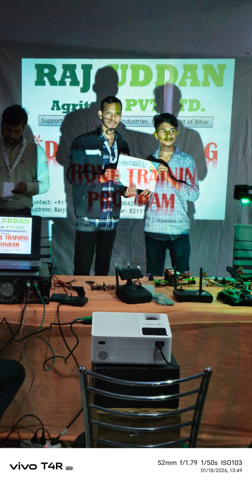 Certificate distribution ceremony
